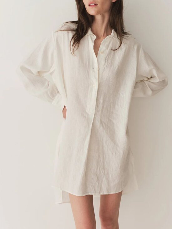 Doen Dresses & Skirts - NWT Dôen Jora Linen Dress in Salt, size XS